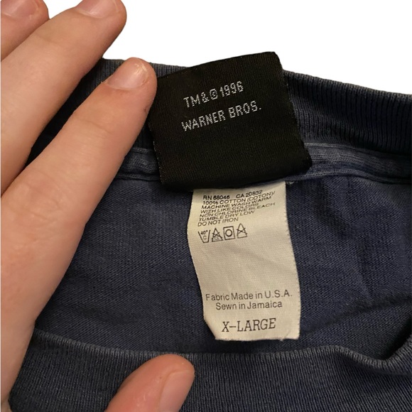 vintage double sided 1996 space jam promo tee - Picture 4 of 6